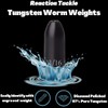 Reaction Tackle Tungsten Bullet Fishing Weights/Worm Sinkers for Bass Fishing