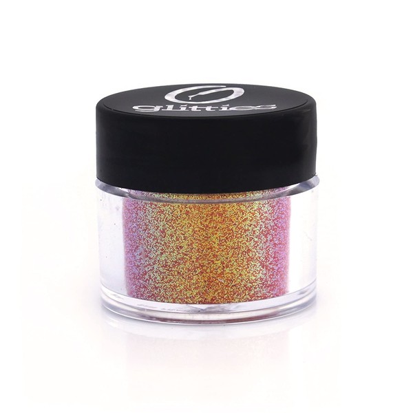 GLITTIES - Cinnabar - Cosmetic Grade Extra Fine (.006") Loose Glitter Powder Safe for Skin! Perfect for Makeup, Body Tattoos, Face, Hair, Lips, Soap, Lotion, Nail Art - (10 Gram Jar)