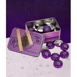 Bethesda Fallout Bottle Cap Series Nuka Cola Grape With Collectible Tin x 20 Caps