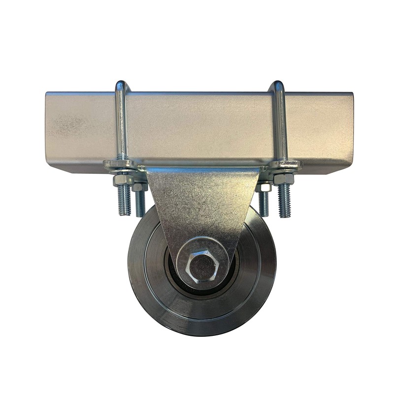 Slide Gate V Groove Wheels 4” Double Bearing Bolted External