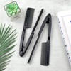 Hair Straightening Comb – Heat-Safe, Tangle-Free V-Shaped Styling Tool for