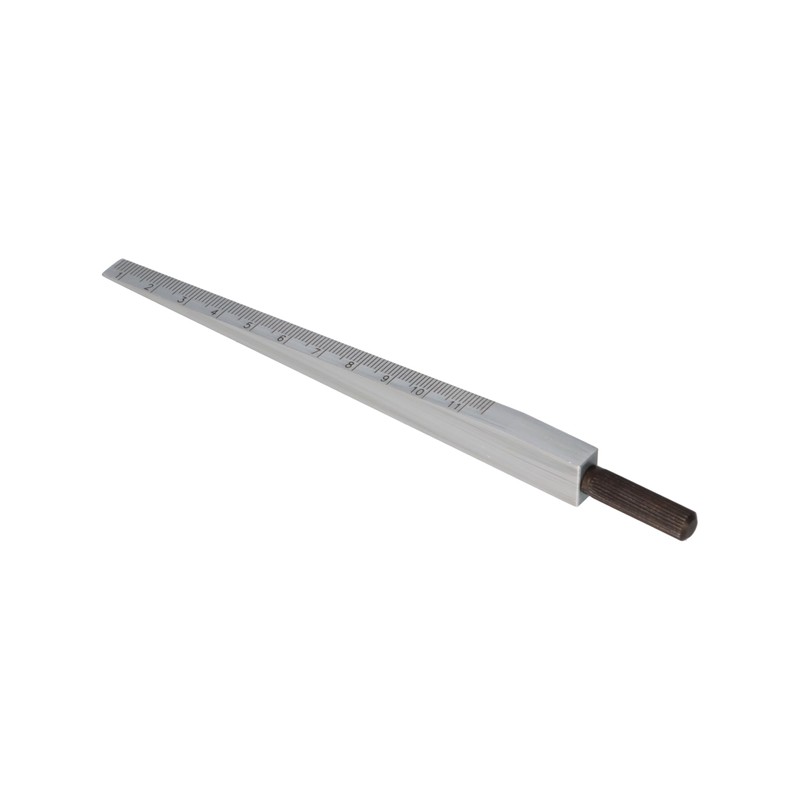 Measuring Wedge 0.5-7 mm Matt Chrome-Plated Steel 0.1 mm
