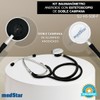 Medstar Baumanometro Aneroide Medstar Kit con Estetoscopio de Doble Campana