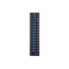 Monoprice Powered USB 3.0 Hub - 13-Port, Heavy Duty Aluminum,