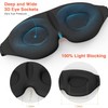 AMAZKER Sleep Eye Mask for Men Women, 3D Contoured Cup