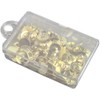 Premier Stationery Brass Thumb Tacks. Pack of 100., Brick Red, S