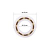 sourcing map 6800 Plastic Bearings 10x19x5mm Glass Ball Nylon Cage