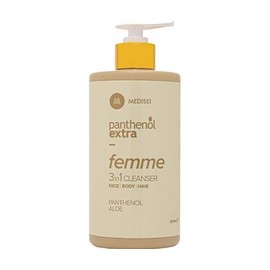 Panthenol Extra Femme 3 in 1 Cleanser Face Body Hair Καθαριστικό για Πρόσωπο, Σώμα & Μαλλιά, 500ml