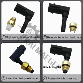 Kalmaegee 2PCS Suspension Elbow Air Strut Repair Kit for Grand Cherokee 2011-2020