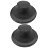 EMVANV 2 PCs Sink Stopper,Black Plastic Sink Plug Drain Stopper
