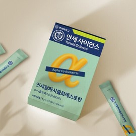 Yonsei Life & Health Alpha-Cyclodextrin Pineapple Alpha-CD 6 Boxes of 14 Packets (Total 84 Packets) Contains 2500mg of Alpha-CD from Wacker, USA / 연세생활건강 알파시클로덱스트린 파인애플 알파CD 14포 6박스 (총 84포) 미국 Wacker社 알파CD 2500mg 함유