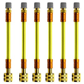 Leak Saver Direct Inject UV - Refrigerant Leak Sealer with Added UV Dye to Detect Large Leaks - for AC, Refrigeration, and Automotive Systems Up to 5 Tons - Compatible with All Refrigerants - 6 Packs