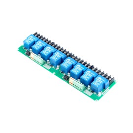 KNACRO 8-Channel Relay Module High Low Level Triggering Optocoupler Isolation Load 30A DC 30V AC 250V for PLC Automation Control, Industrial System Control(DC 5V 8-Channel)