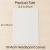 2 Pack 18 Mesh Needlepoint Canvas Cross Stitch Fabric Canvas
