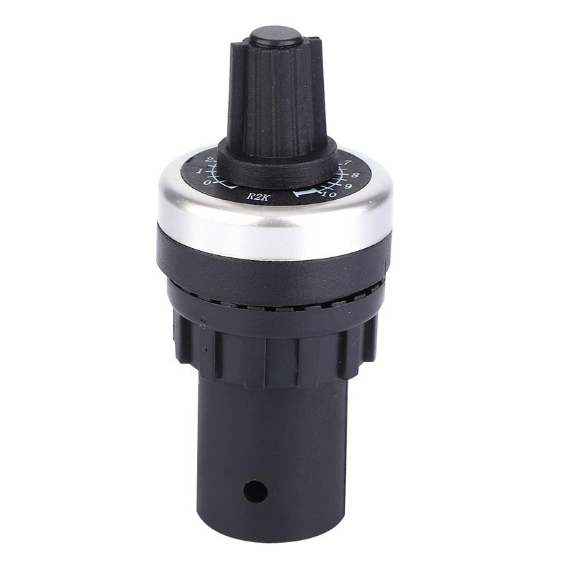 Single Circle 22 mm Potentiometer, 2K Potentiometer, 2W Adjustable Carbon