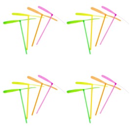 15 Pcs Dragonfly Hand Flying Toy, Hand Rub Propeller Flying Helicopter, Hand Flying Toy Set Plastic, Outdoor Dragonfly Toys, for Kids Outside Activities, Birthday Party Favors Fillers Party Favors