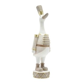 Widdop and Co. – The Co. - Cream Duck Nutcracker Figurine – Premium Hand Painted Christmas/Xmas Decorative Sculpture – Holiday Present/Gifting.