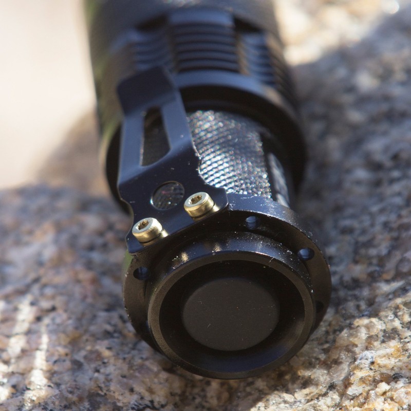 Best Black Compact Tactical Flashlight for Everyday Carry - Super
