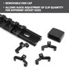 Reniteco Socket Organizer Drive ABS Tools - Black Socket Holder,