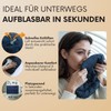 3 x Inflatable Travel Pillow Neck Pillow Air Cushion Camping