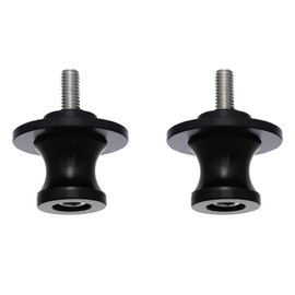 2 Pcs 6mm Metal Motorcycle Swing Arm Spool Rear Stand Swing Arm Spool Sliders Black 1996-2023