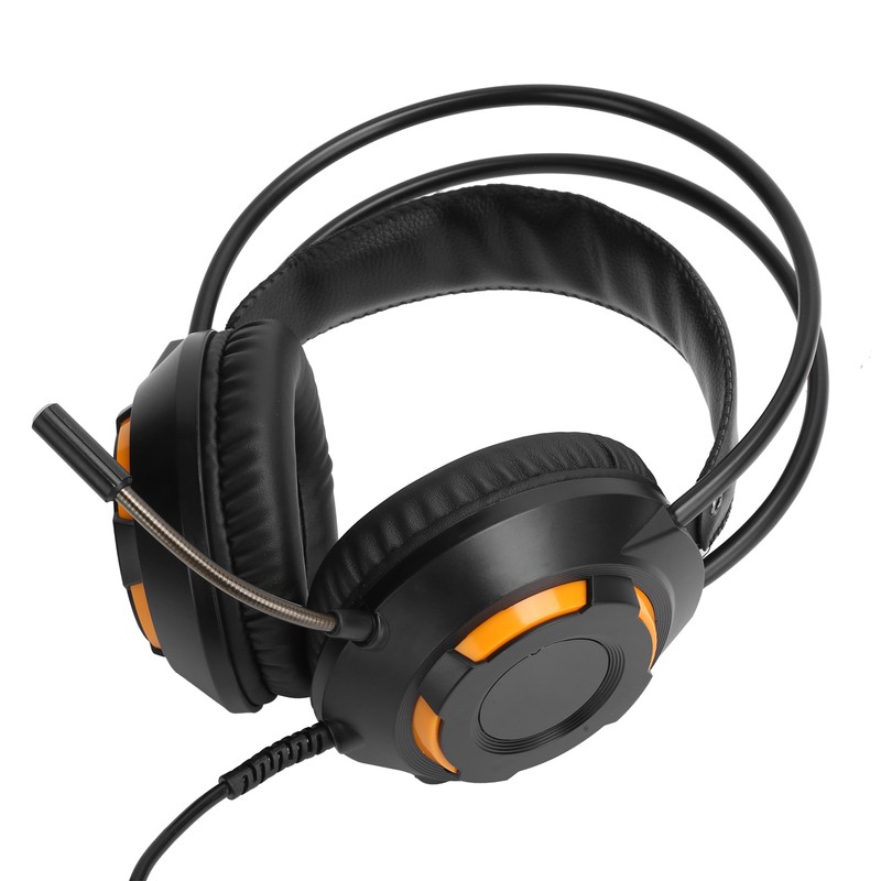 AJAZZ Wired Headset Over Ear Noise Canceling Gaming Headphones with
