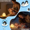 Okayera Penguin Night Light, Pudgy Penguins Squishy Nightlight for Kids,