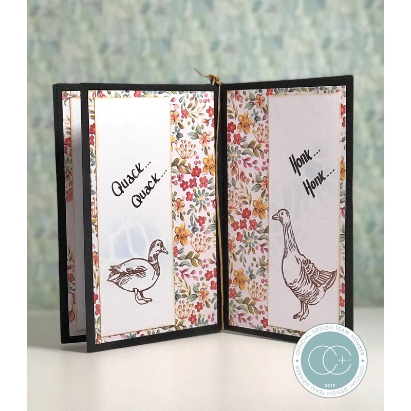 CRAFT CONSORTIUM LTD CCSTMP028 Farm Meadow Stamp Grey