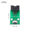QUARKZMAN 2pcs FFC FPC Connector Board 5 Pin 0.5mm Female