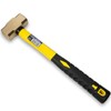 Stark USA 2-Pounds Sledge Hammer 2lbs Brass Head Fiber Glass