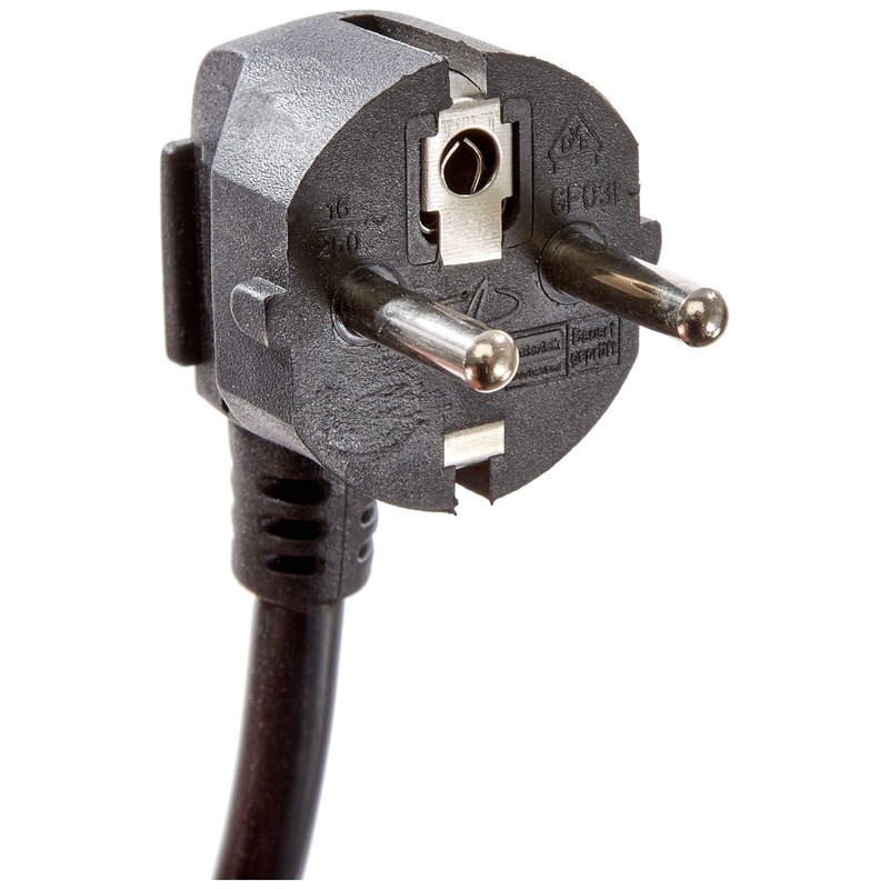 Kopp 120915006 6-way socket strip with illuminated switch standard, black