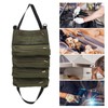 Car Back Seat Tool Storage Bag Canvas Garden Foldable Roll