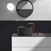 WalDecoo Matte Black Hexagon Peel and Stick Wall Tiles for