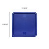Excellante Plastic Square Lid for 12, 18 and 22-Quart, Blue