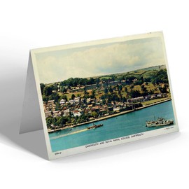 GREETING CARD - Vintage Devon - Dartmouth and Royal Naval College, Dartmouth (b)