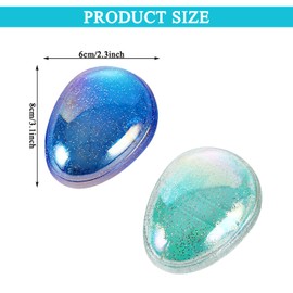 2 PCS Hair Brush,for Women, Girls All Hair Types Mini Hairbrush for Wet & Dry Hair Comb Compact(Green+Blue)