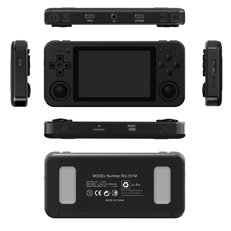 Handheld Retro Game Console Open Source for Linux System Video