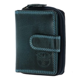 Chiemsee Leather Wallet Petrol, petrol