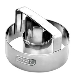 Ibili Donut Cutter San Blas 9 cm of Stainless Steel, Silver