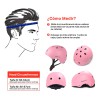 7pzs Kit De Proteccion Casco Codo Mano Patinaje Rodilla Niño