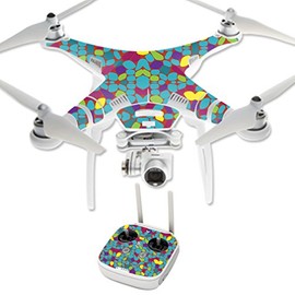 MightySkins Skin Compatible with DJI Phantom 3 Professional Quadcopter Drone wrap Cover Sticker Skins Bright Stones