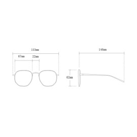 Oversized One-piece Lens Fashion Sunglasses for Women, Metal Hollow Out, UV Protection (tea)