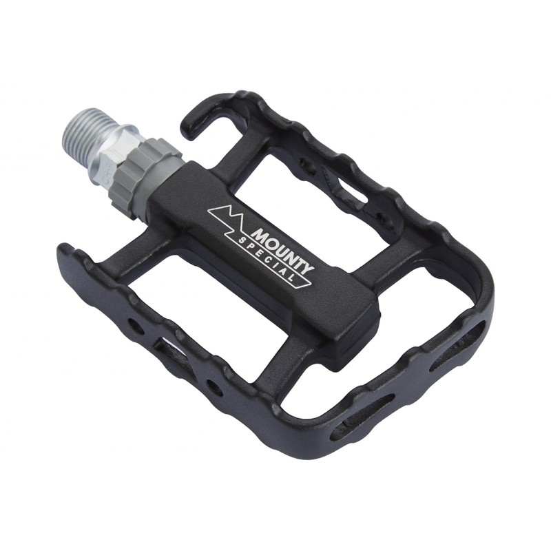 MOUNTY, Pedals for bicycles, Black (Schwarz-Standard