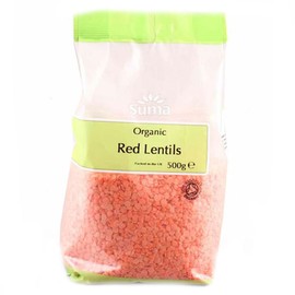 Suma Prepacks - Organic | Lentils - Red split, organic | 2 x 500g
