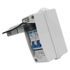 2 Poles Circuit Breaker MCB Miniature Leakage Breaker Waterproof Distribution
