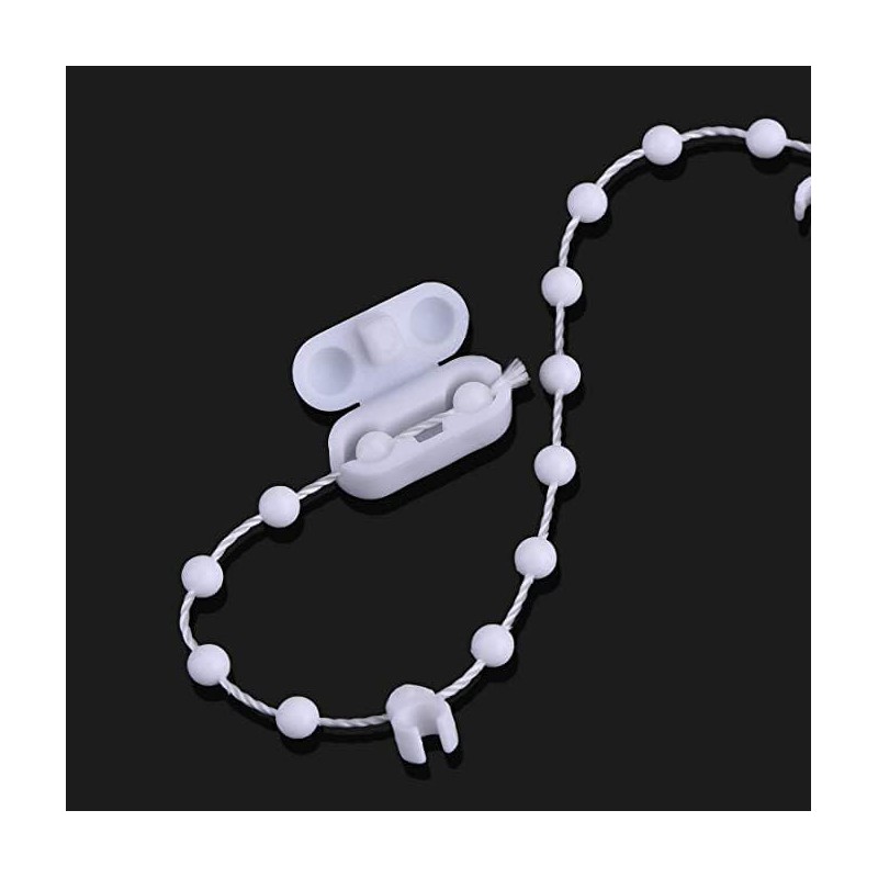 GANPUB 30Pcs White Ball Chain Connectors for Hunter Douglas Blinds