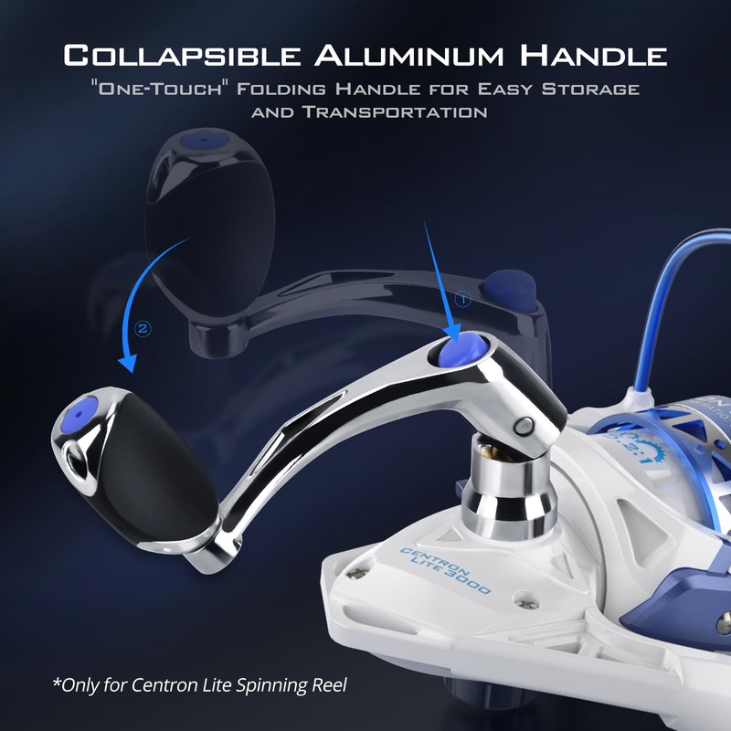 KastKing Centron Lite - Carrete de pesca de tamaño 4000
