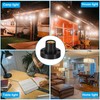 PATIKIL E14 Bulb Socket, 4pcs Round Screw Base Lamp Holder