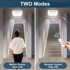 Rechargeable Motion Sensor Ceiling Light with Remote, 3000K-6000K 2 Pack