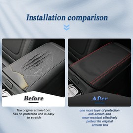 BIBIBO Armrest Cover Compatible with Hyundai Tucson NX4 2021-2024 (Automatic Transmission), Armrest Cover, Centre Console Armrest Protection, Centre Armrest Lid